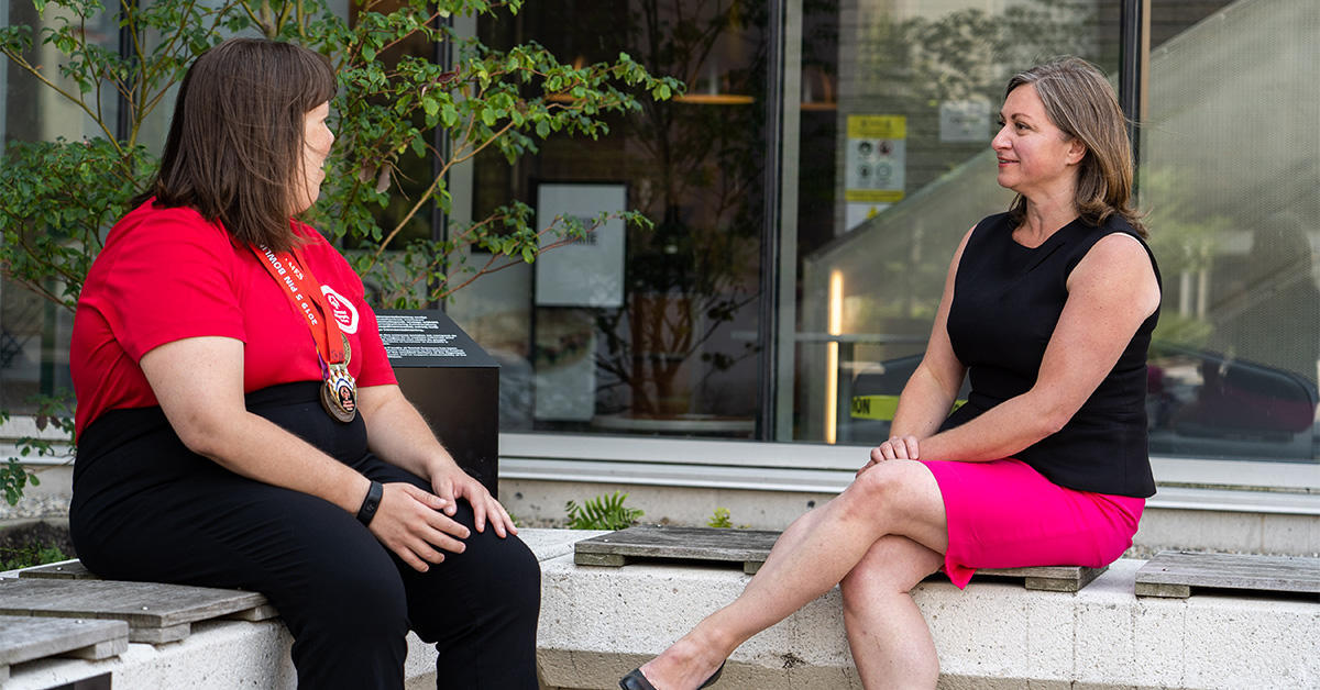 Mélanie Héroux and Virginie Cobigo