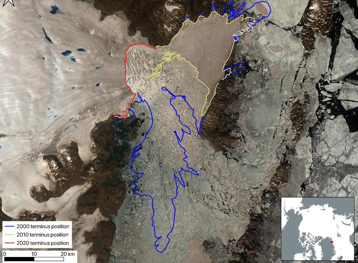 Zachariae Isstrøm, NE Greenland.