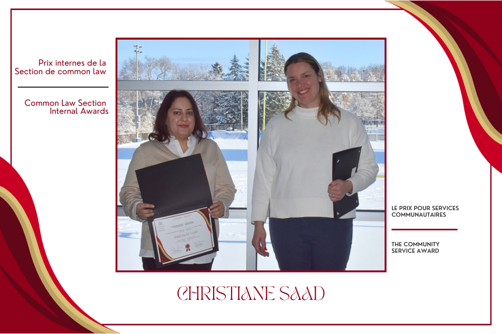 Chritiane Saad and Kristen Boon