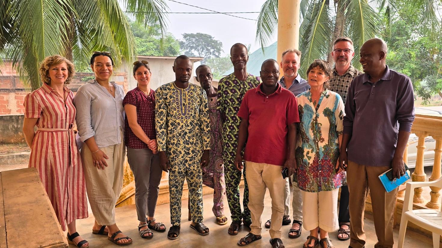 The Affaires Francophones team of the Faculty of Medicine in Bénin