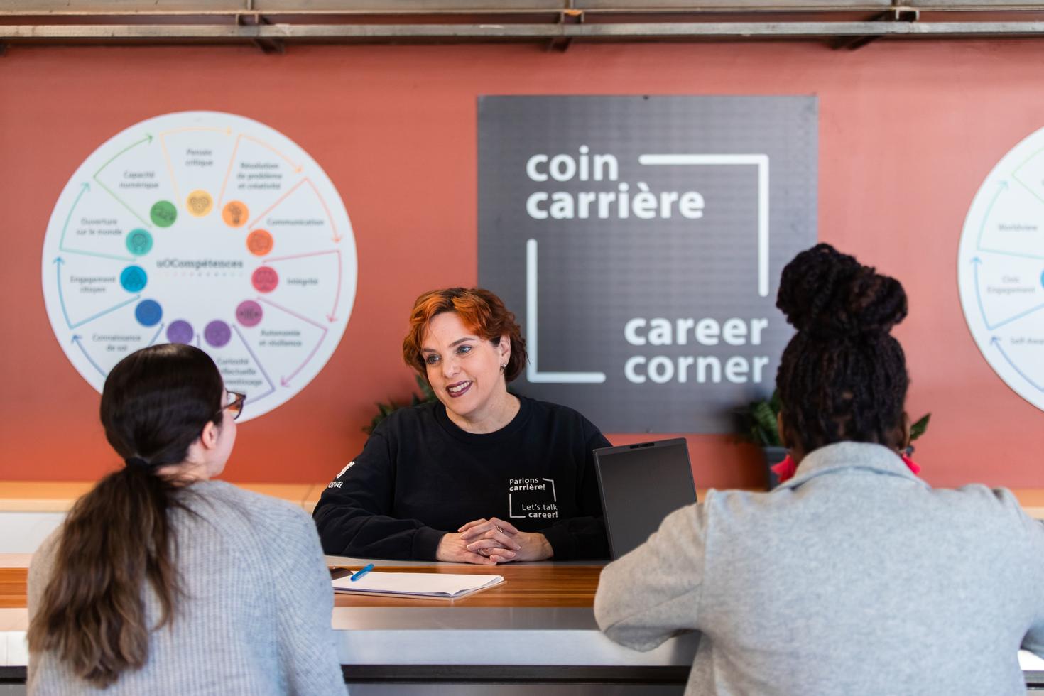 career specialist with students