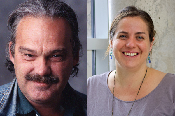 Portraits de Jean-Marc Dalpé et Myriam Legault-Beauregard