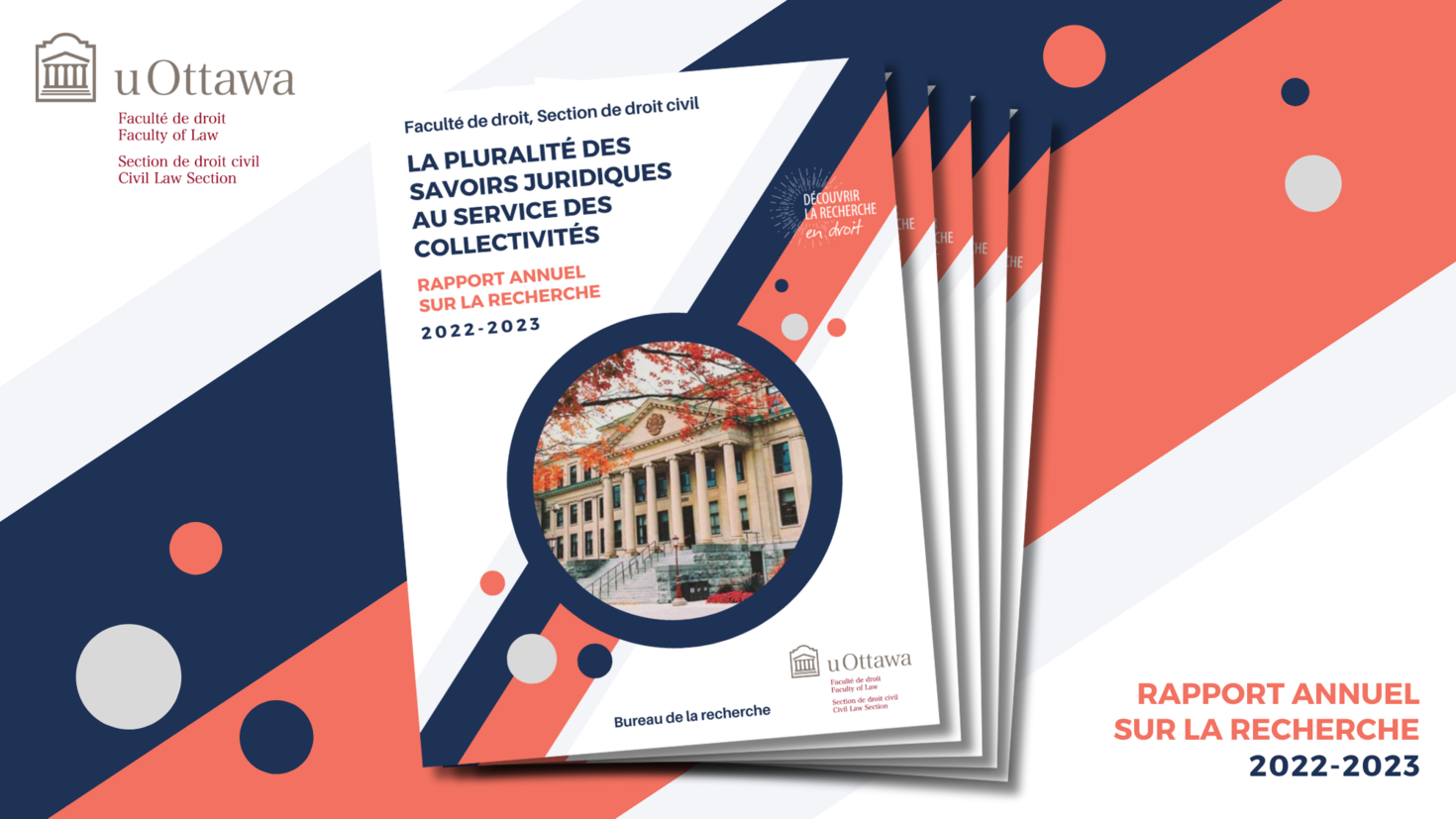Rapport sur la recherche 2022-2023 - page couverture