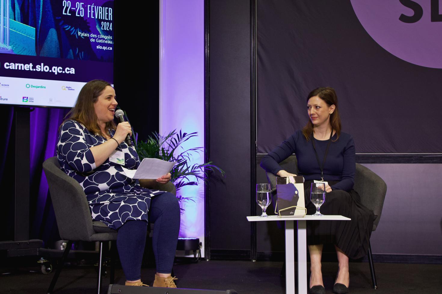 Portrait de Myriam Legault-Beauregard et Marie Hélène Poitras