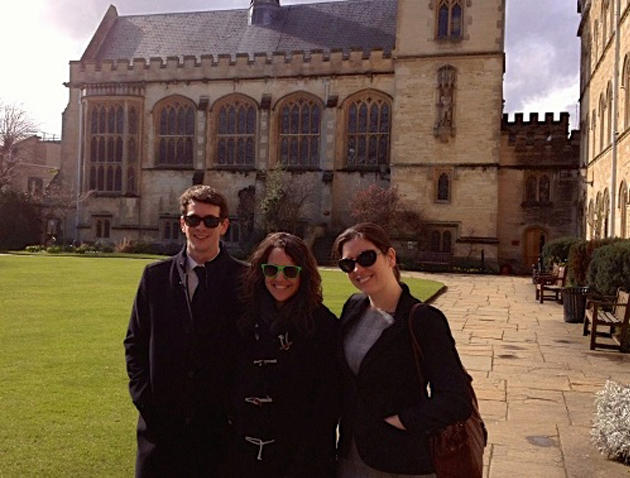 John Wallace, Alexandra Mogyoros and Abigail Smith