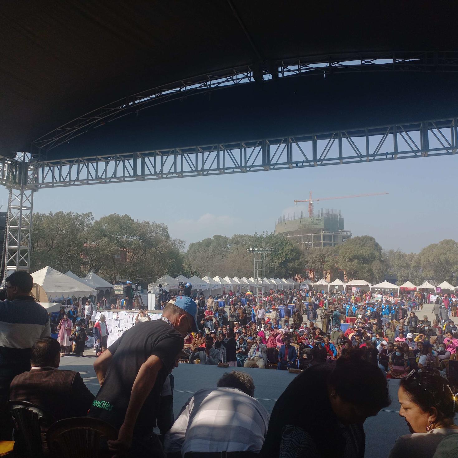 Crowd during a concert