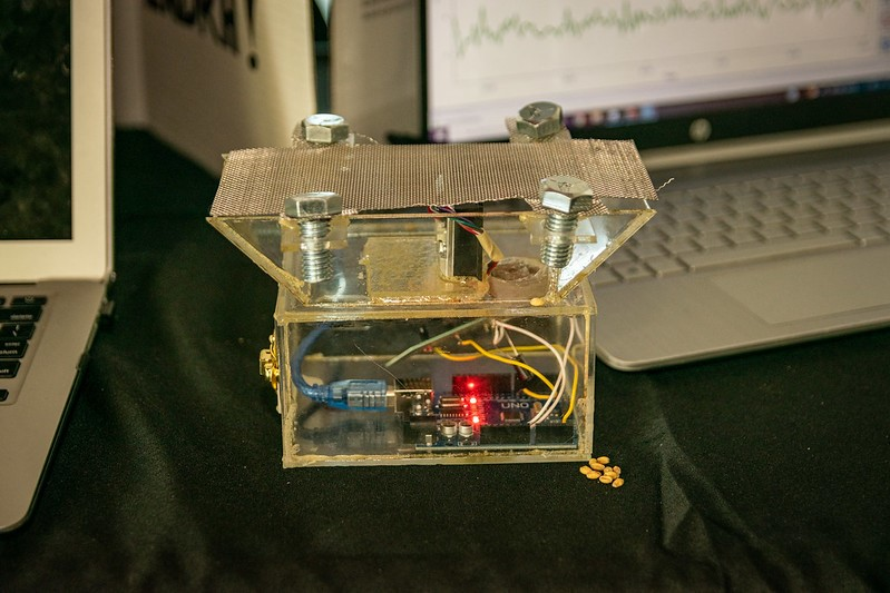 Prototype préliminaire d'un modèle de bâtiment de surveillance environnementale.