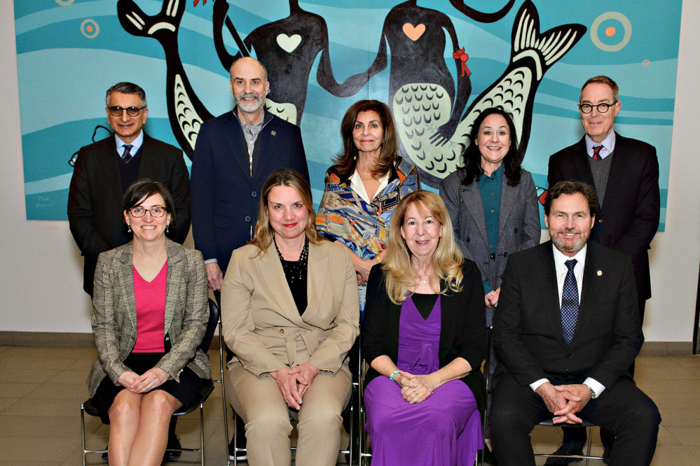 The Deans of the Faculty of law with the Judges of the Supreme Court of Canada