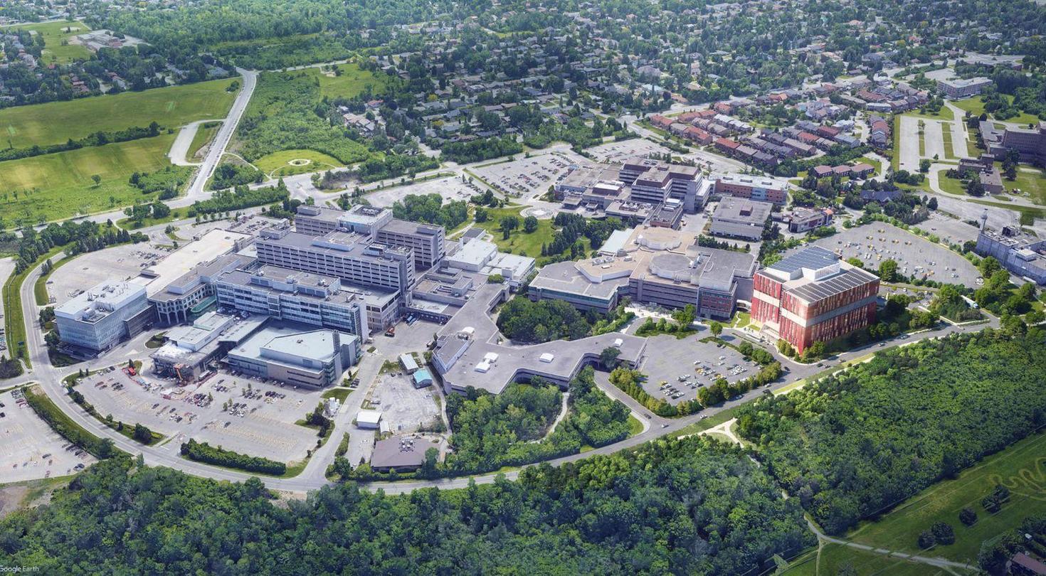 Vue aérienne de l'AMRC