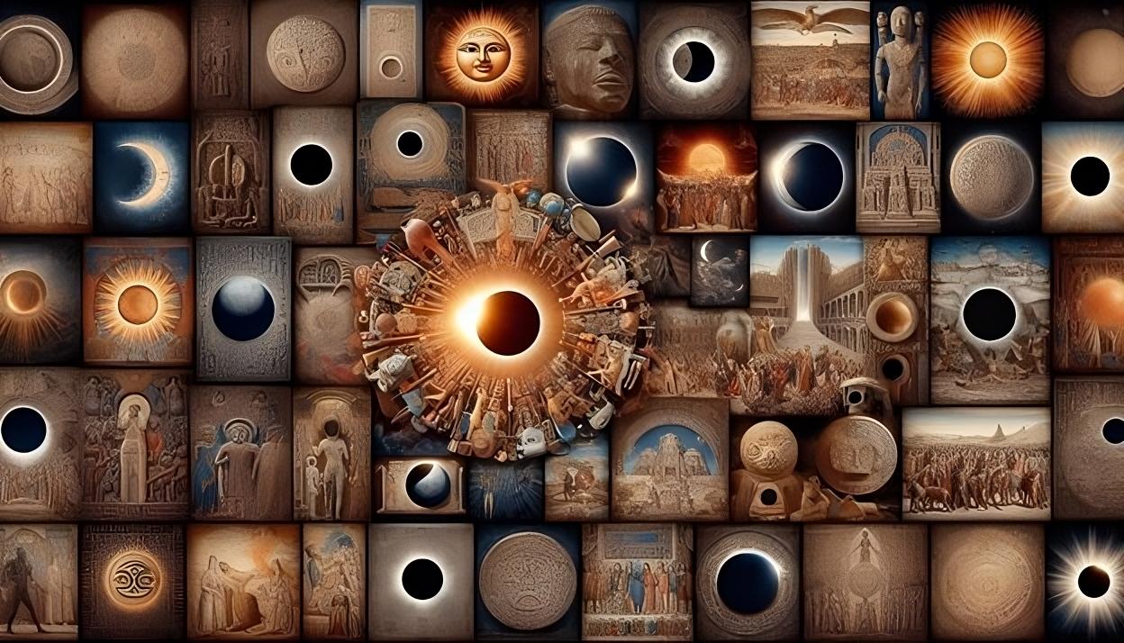 The solar eclipse throughout history