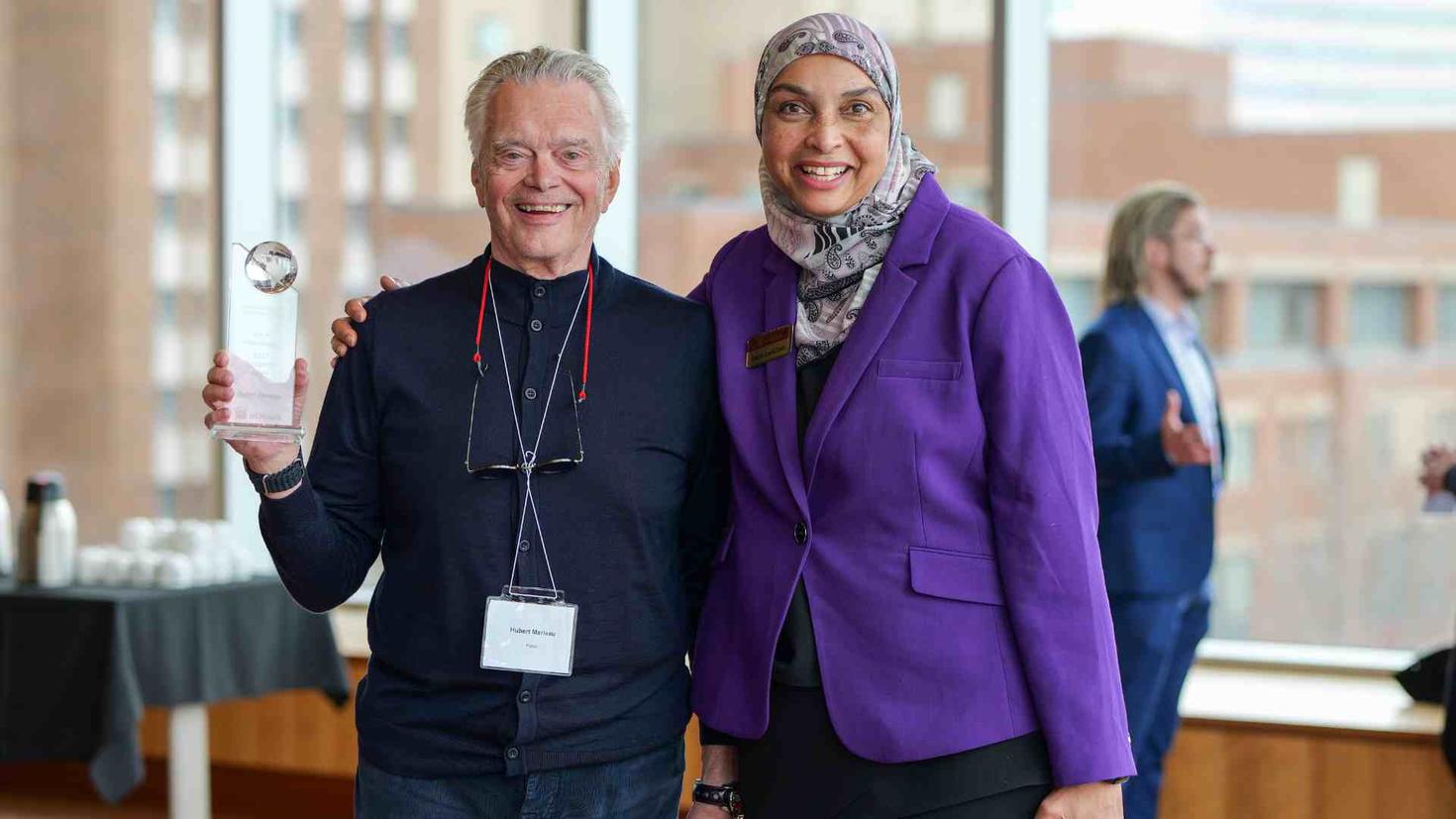 Hubert Marleau and Ouida 