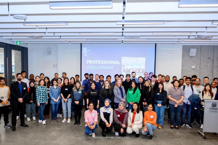 Community of students in a classroom