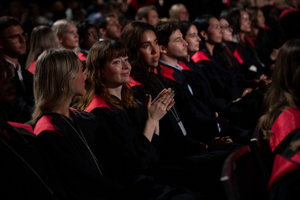 Law Convocation with students