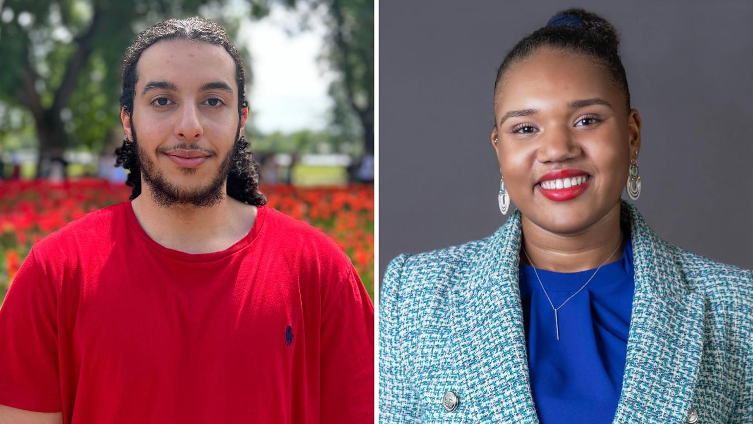 Mohamed Aboudlal and Sapphira Thomspon-Bled