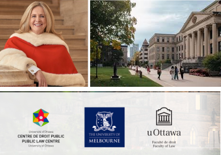 Collage of Hon. Sheilah L. Martin- uOttawa -  Logos of the organisers