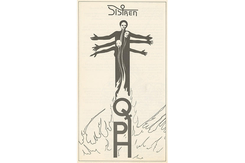 Sistren Theatre Collective, Playbill for QPH, Canadian Tour (1981) Archives et collections spéciales, Université d'Ottawa, 10-094-S2-SS3-F11