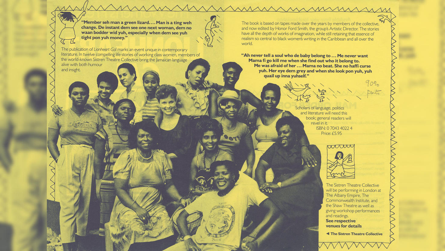 Membres du collectif théâtral Sistren