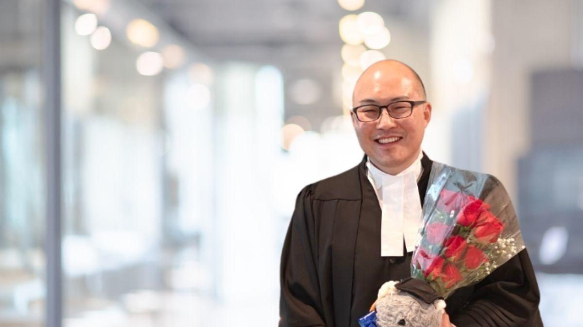 diplômés Moo-Jun Kim convocation