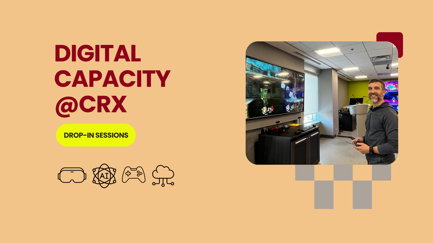 Mish Boutet playing a video game