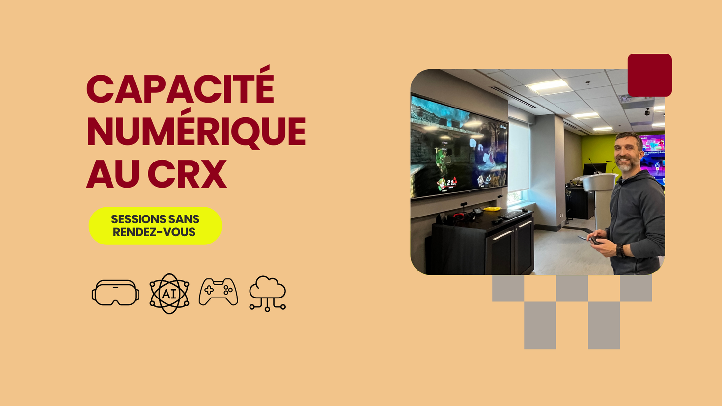 Mish Boutet joue un jeu vidéo