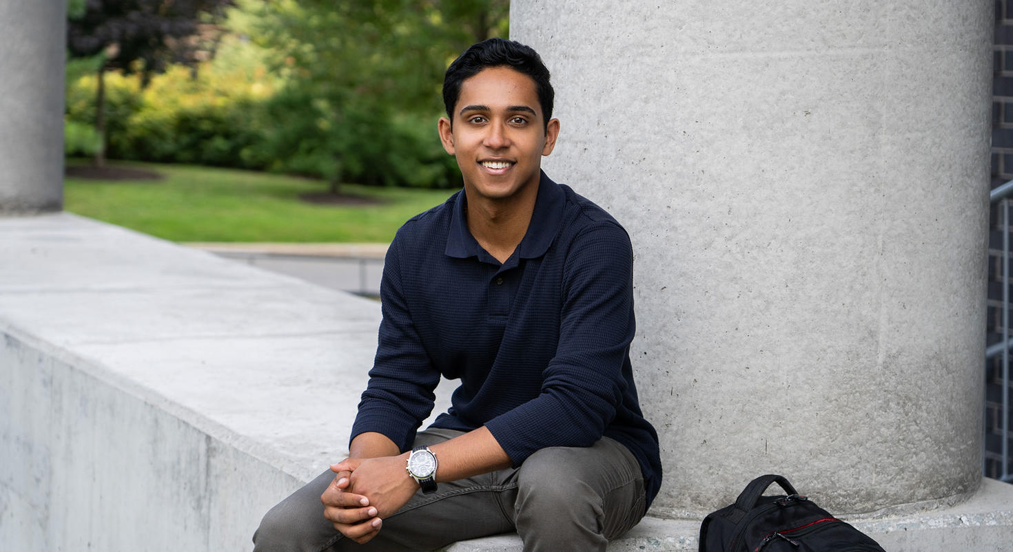 Kevin Joseph, 2024 Schulich recipient, bachelor student, Biomedical Science program. 