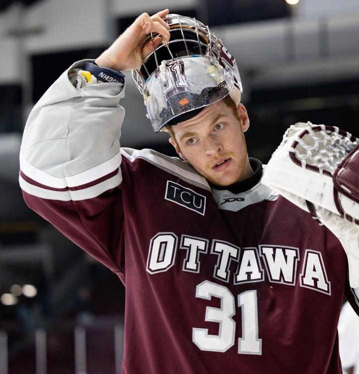 Zach Dietz, gardien de but des Gee-Gees