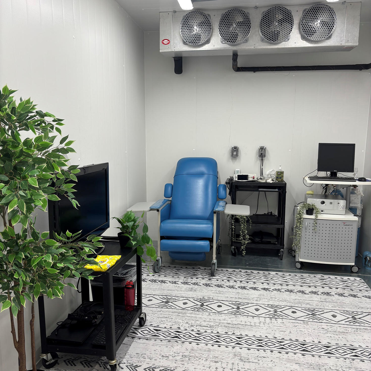 Chambre hypoxique au campus Lees