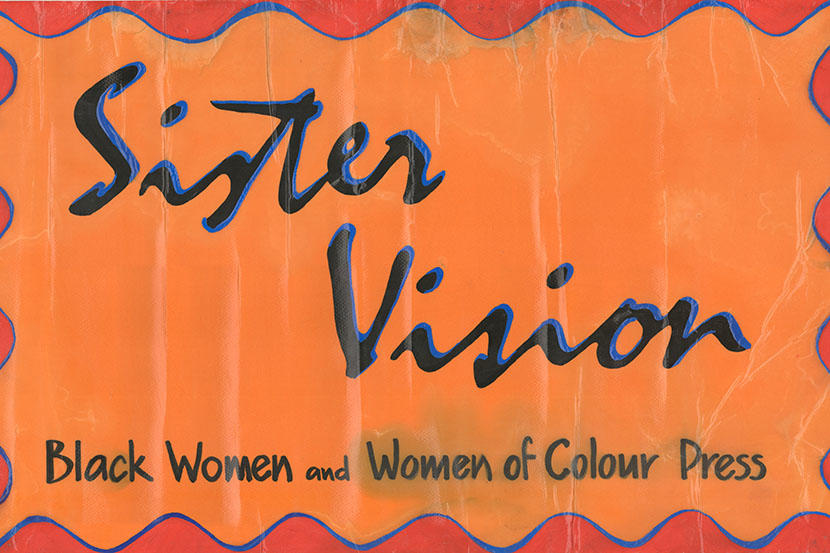Sister Vision Small Poster, Sister Vision Press fonds, 10-173-S6-SS1-I2