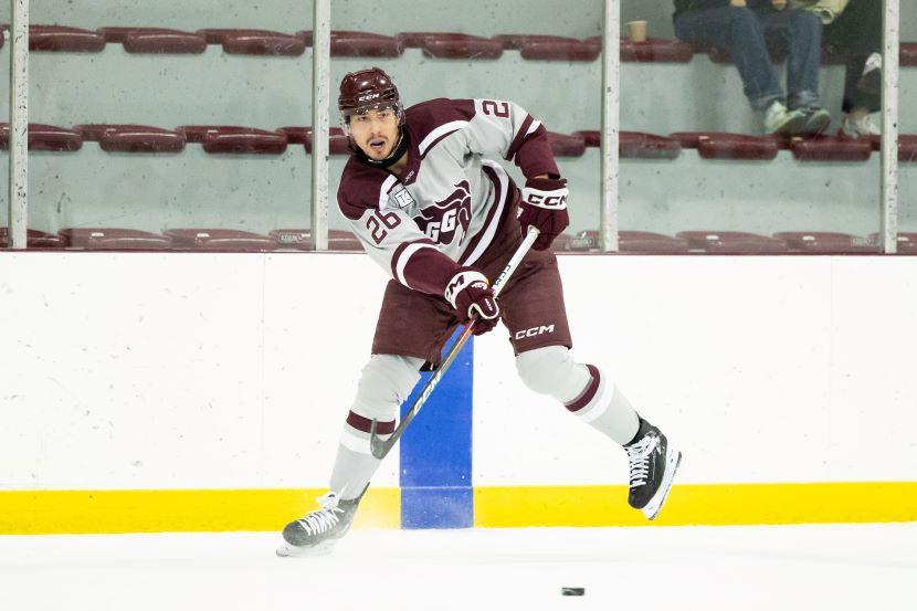 Le défenseur des Gee-Gees Anson McMaster