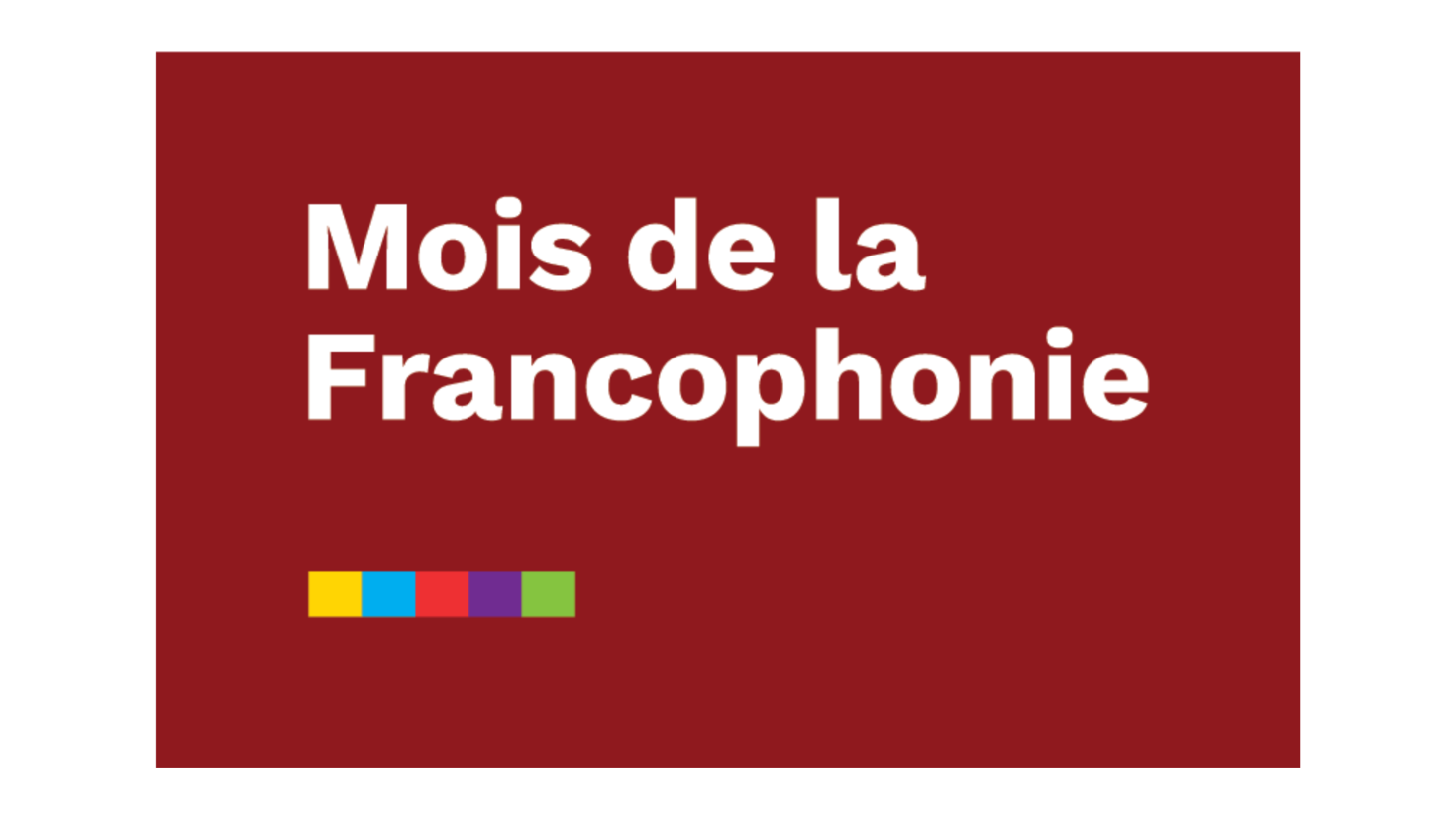 Mois de la francophonie