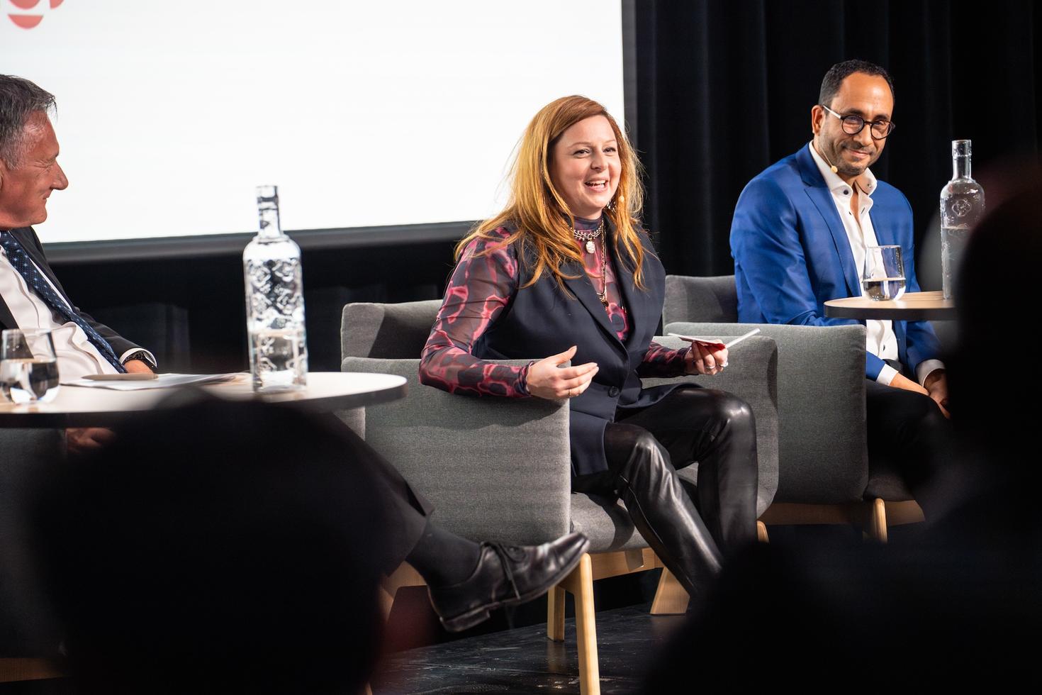 Marie-Maude Denis speaking in Montreal 
