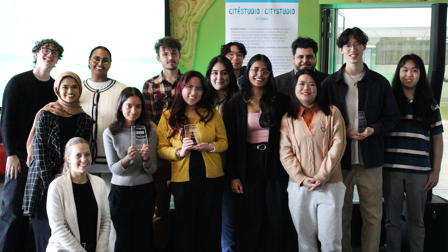 A group of students pose for HUBBUB 2025