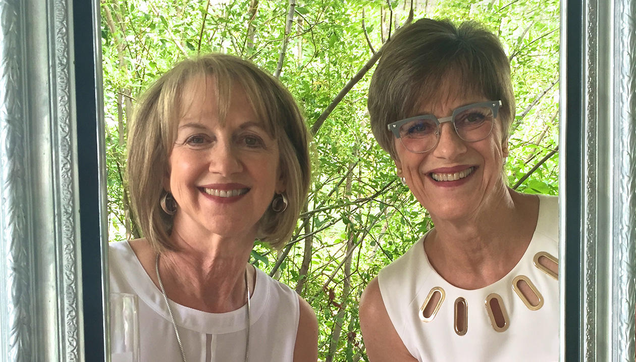 Sisters Judy Hemmingsen and Ginette Williams