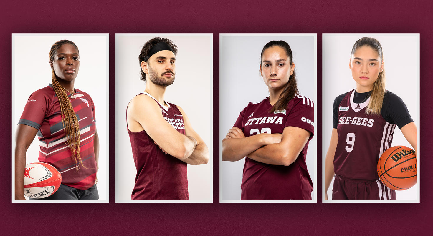 Quatre lauréats gee-gees 2024-2025 
