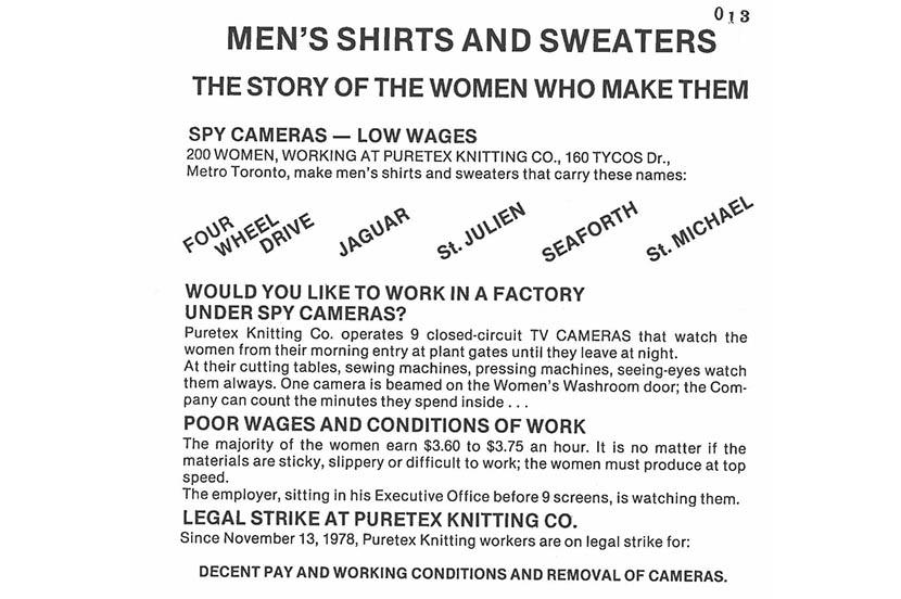 Tract. Canadian Textile and Chemical Union