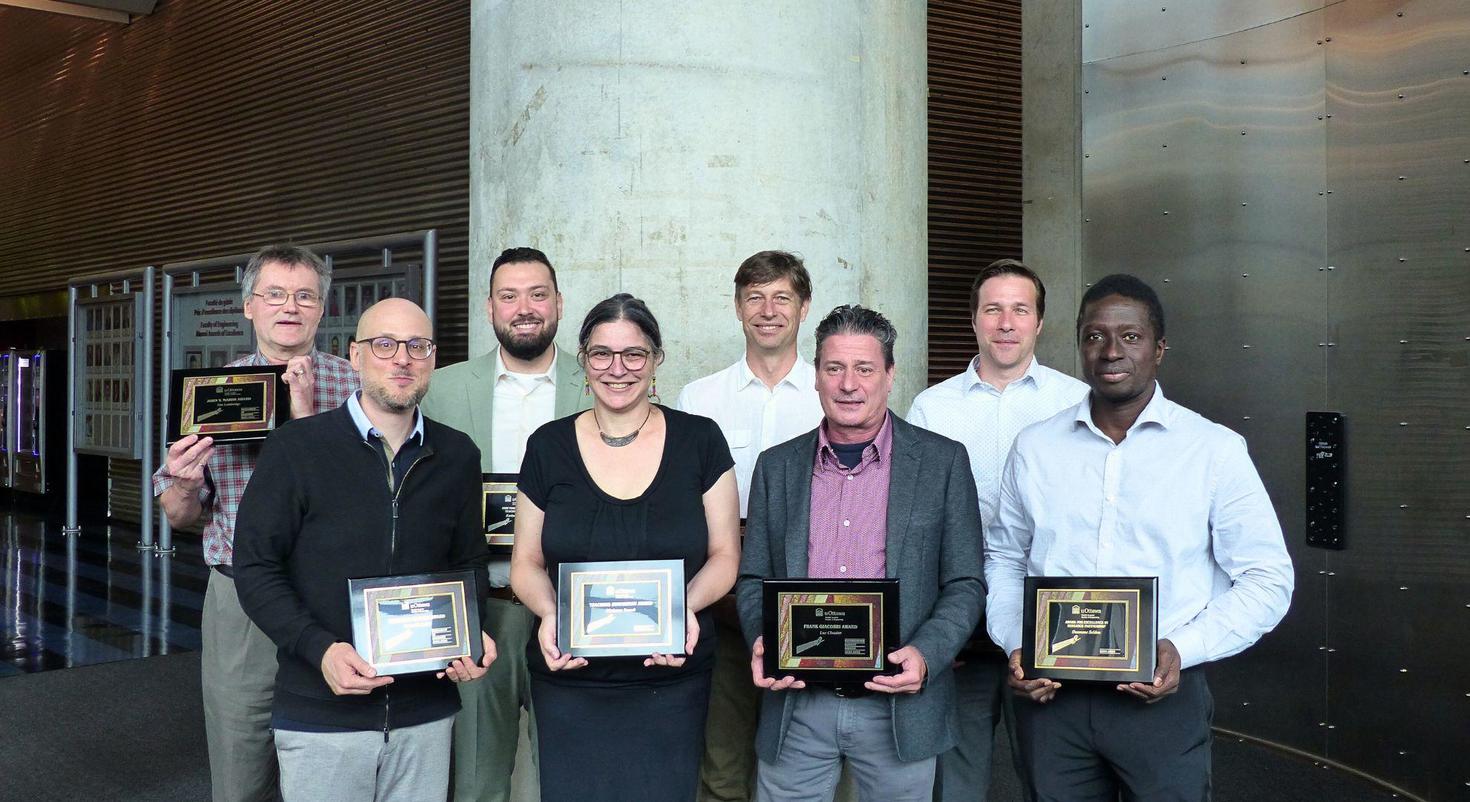 Lauréats des prix de la Faculté de génie 2024.