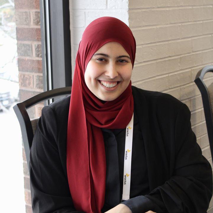 Career corner mentor Chaymaa Dinouri