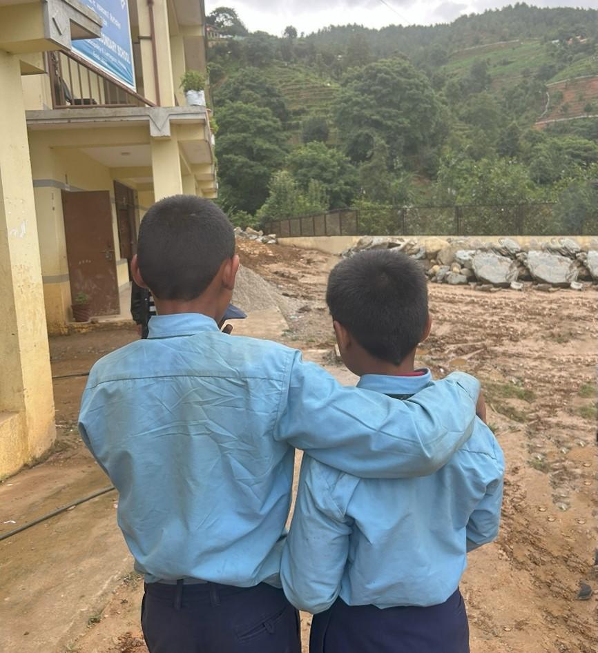 Two cute young children