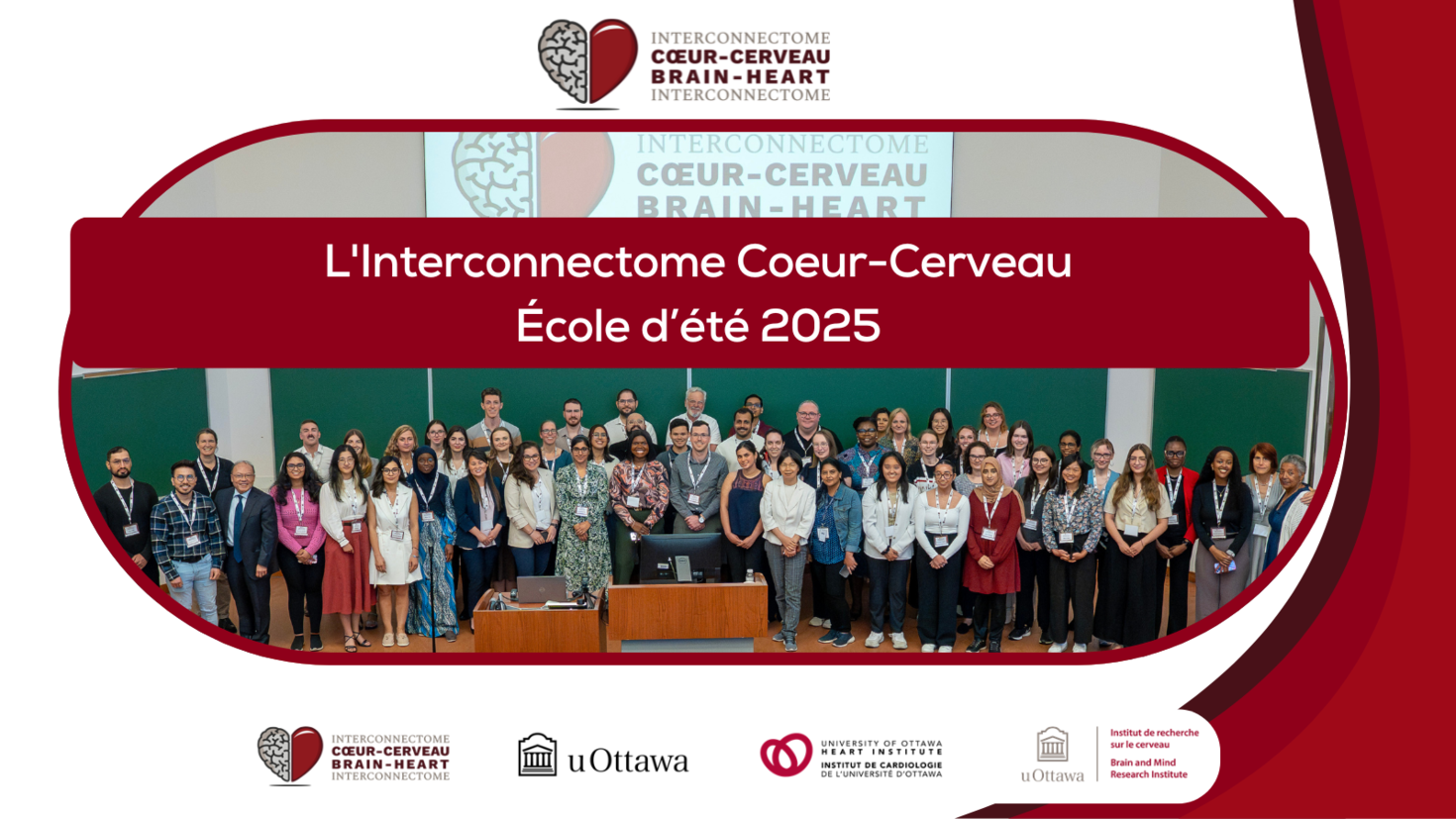 Photo de groupe de l'école d'été.