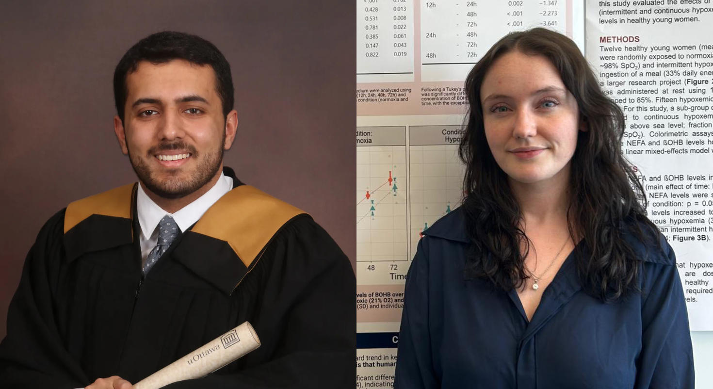 Mykal Ibrahim et Alexanne Larocque.