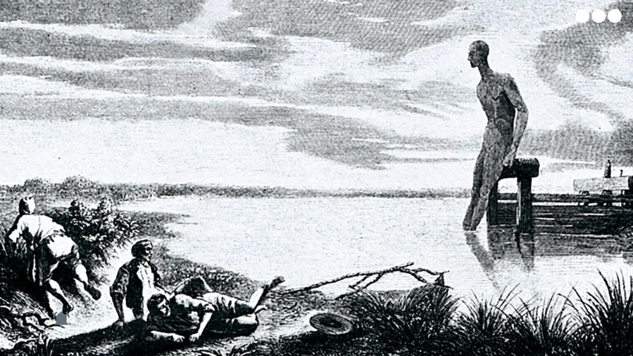 An allegory of malaria (illustration after Maurice Sand)