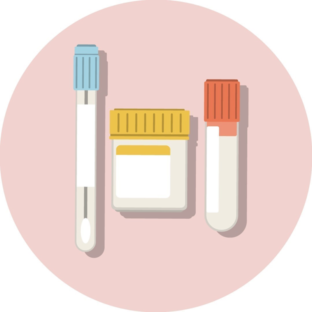 Lab testing icon