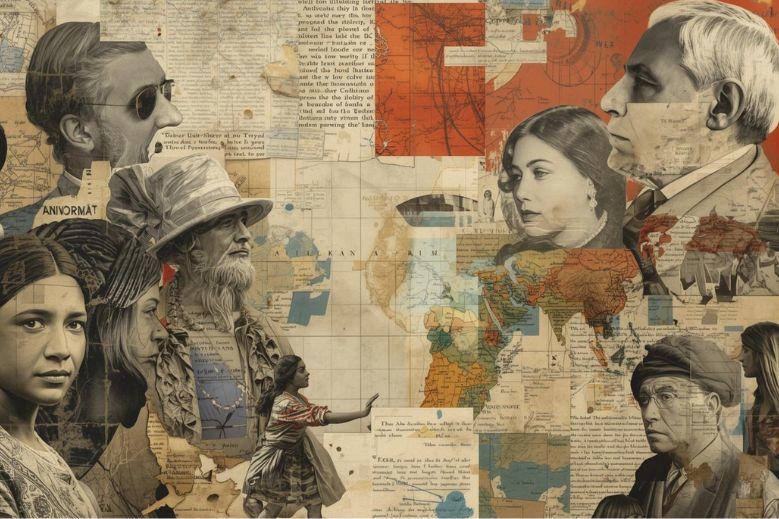 collage de personnes