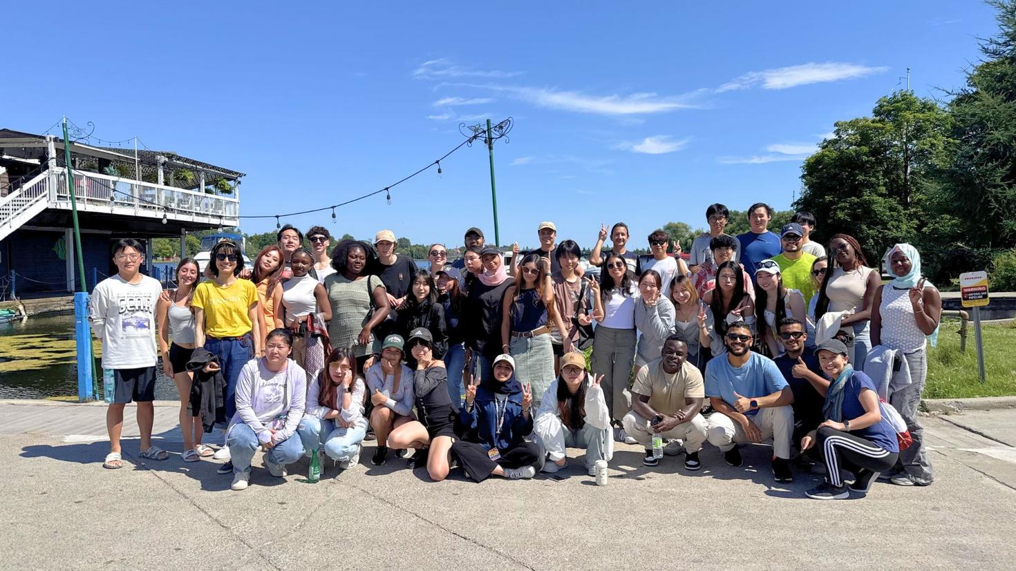 CLL students on a group outing