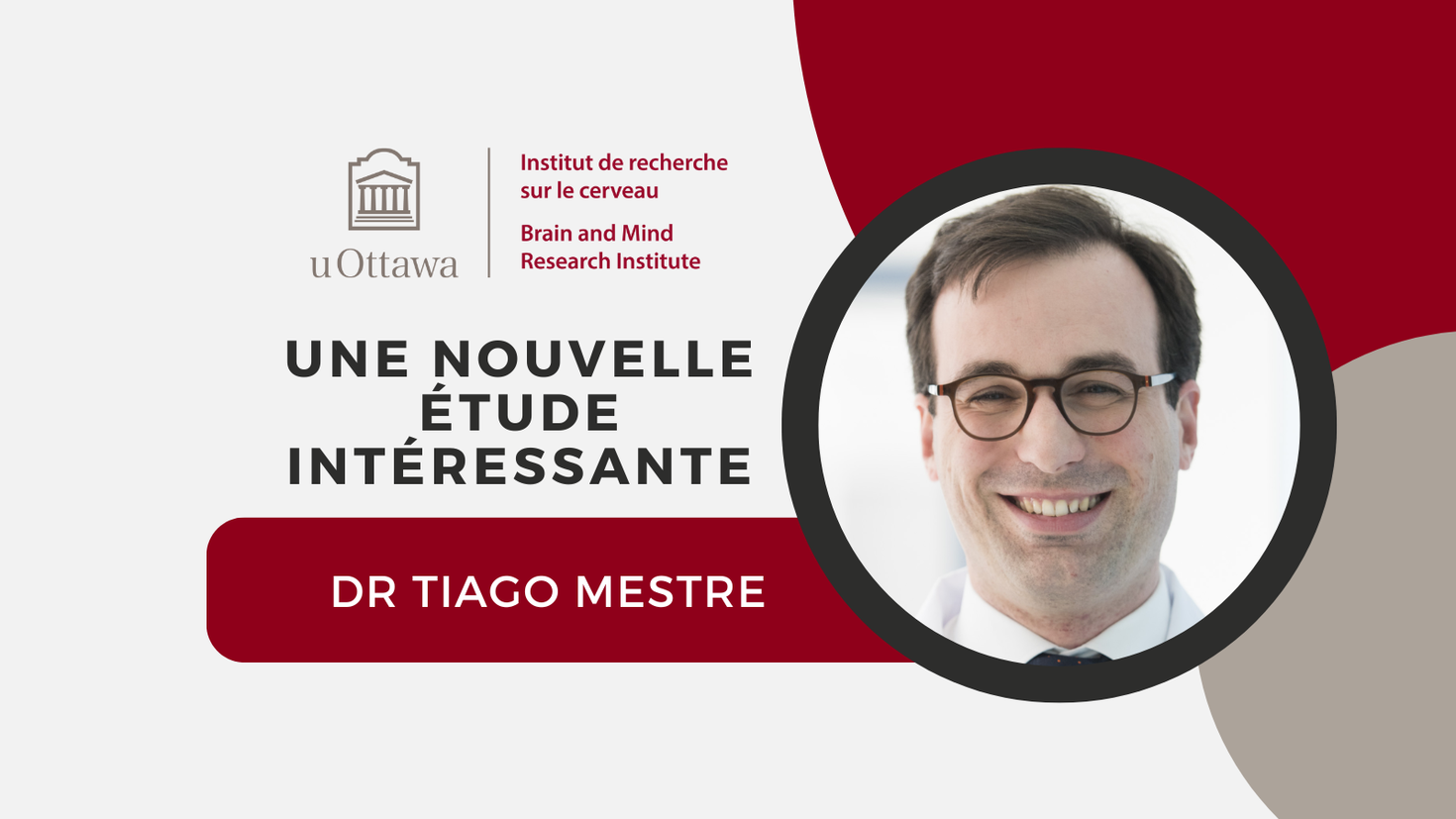 « Nouvelle étude  interessante. Dr Tiago Mestre »
