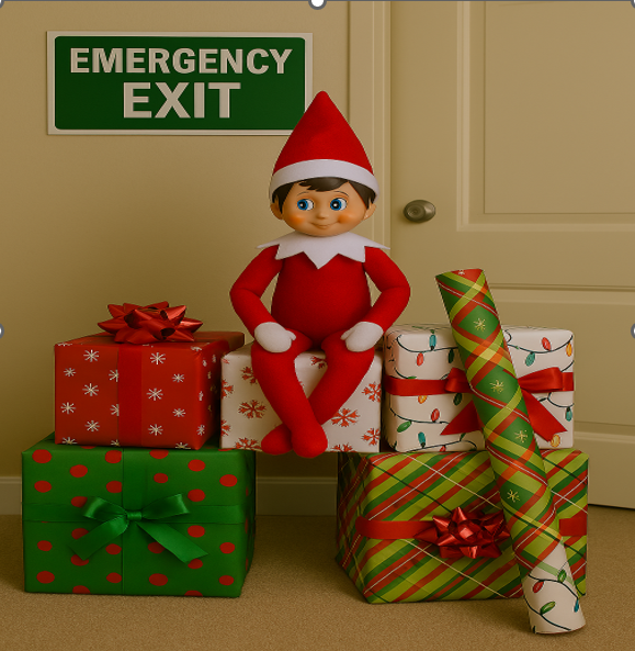 Elf on the Shelf : Une mise en garde sur la sécurité au travail