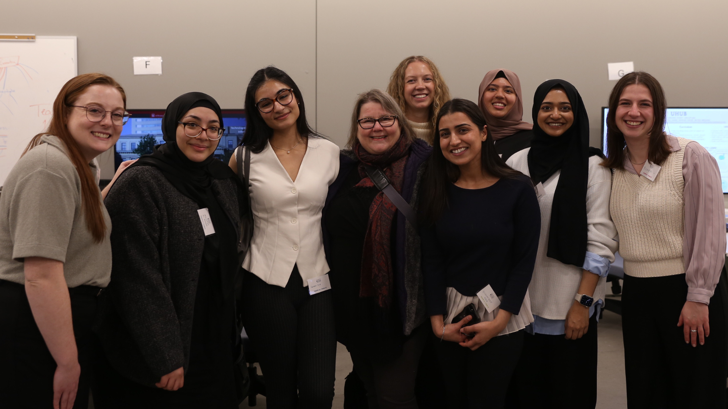 Participants from the Innovation Sprint on Preventing Youth Homelessness celebrate after 48 hours of intense collaboration. Photo: Norane Hassan