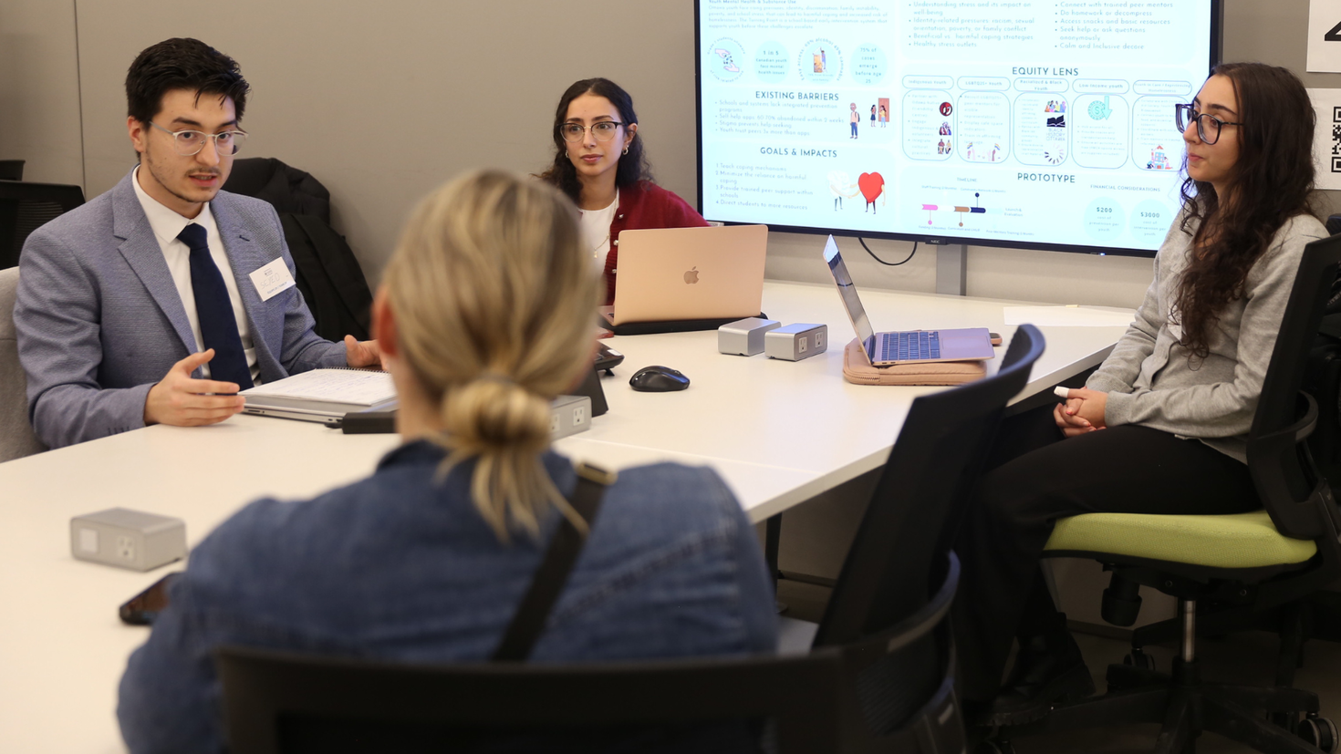 Participants worked with community partners to design solutions based on real-world conditions. Photo: Norane Hassan