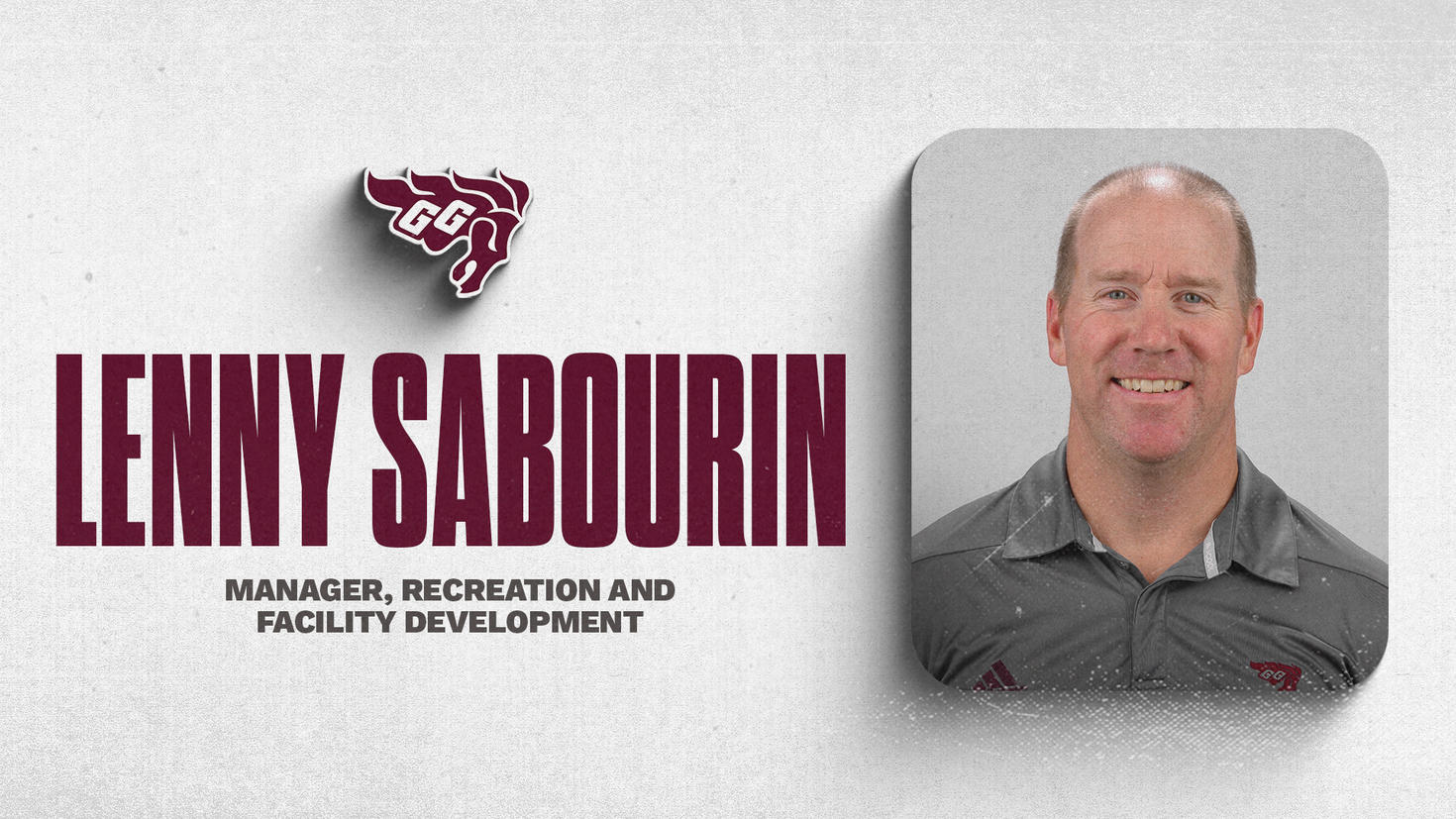Lenny Sabourin, Manager, Recreation and facility development