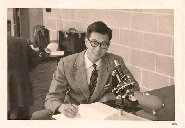 Dr. Francis Wong during his studies at the University of Ottawa – 1955
